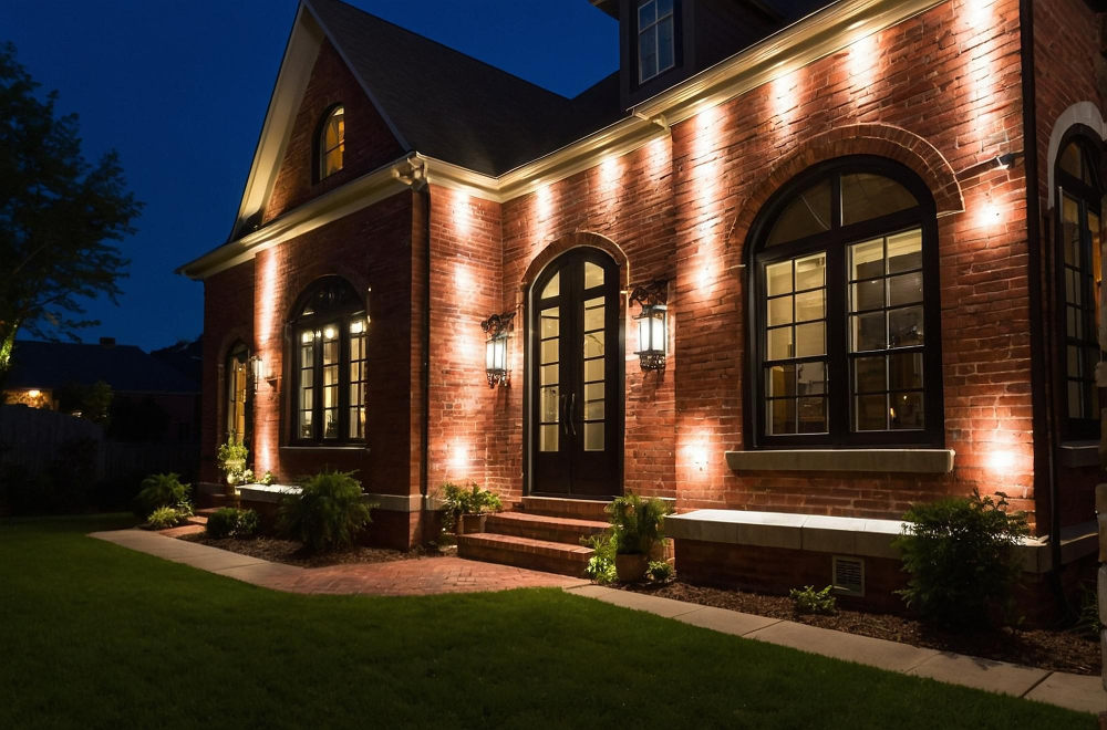 exterior lighting in Everett