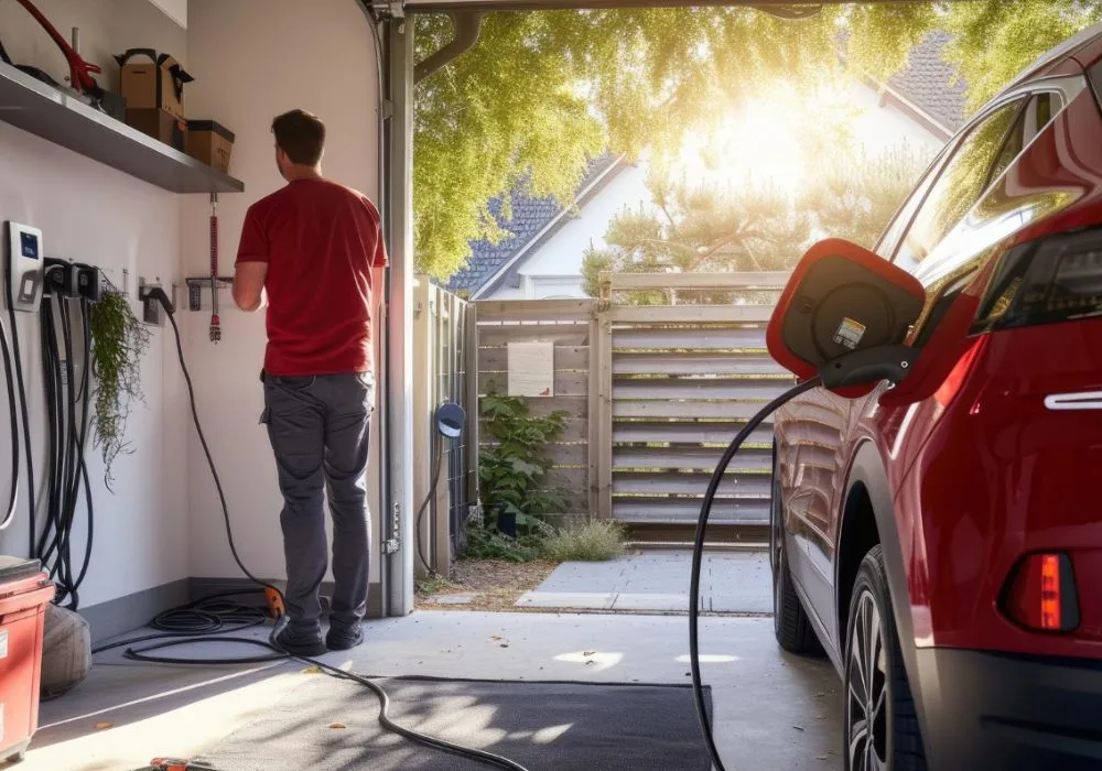 residential ev charger installation in Everett