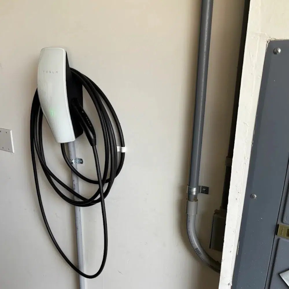 residential EV charger installation in Everett