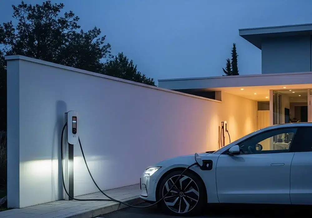 residential EV charger installation near Everett