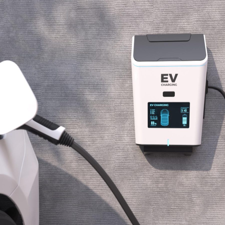 EV charging station installation