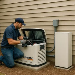 Generator and Battery Backup Installation in Everett