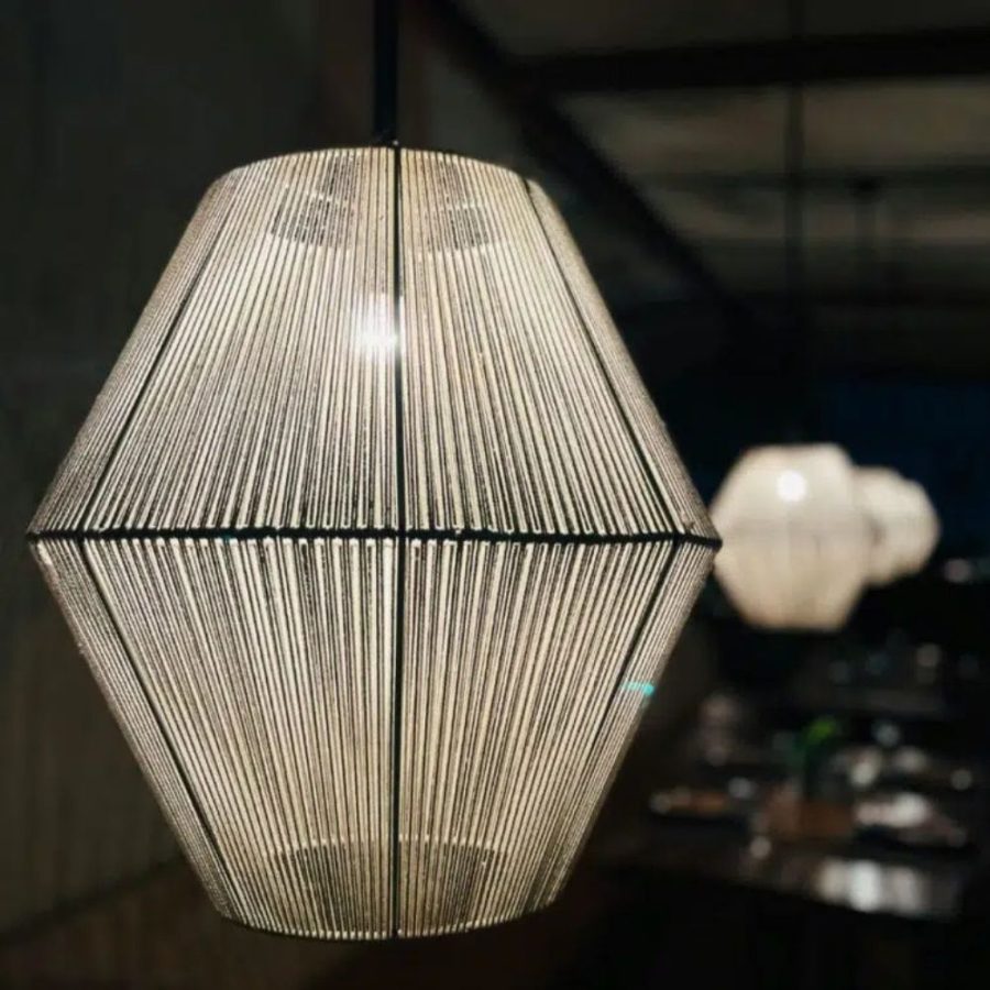 exterior lighting installation