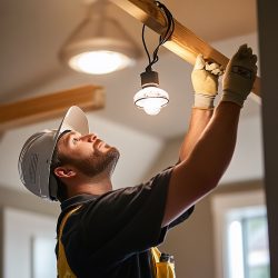 technician-installing-energyefficient-lighting-home